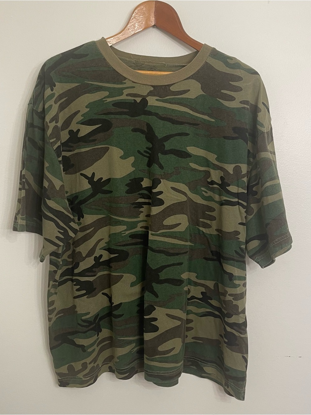 90s/2000s military Surplus Camo cotton tshirt 2X